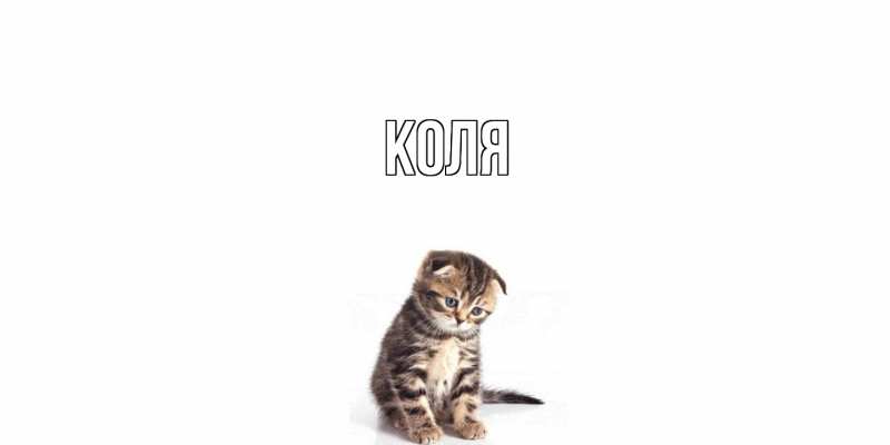 Картинка  с именем , коля