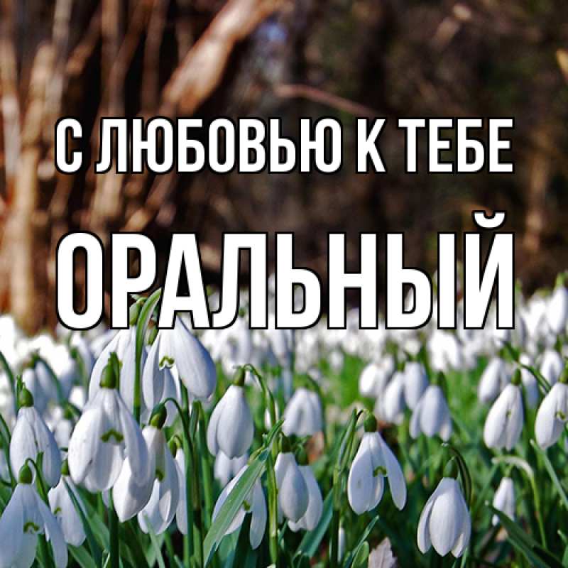 Картинка С любовью к тебе, ОРАЛЬНЫЙ