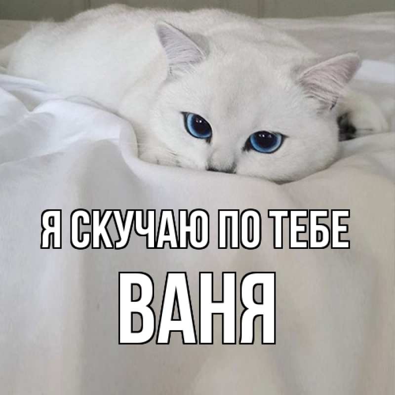 Картинка Я скучаю по тебе, ваня