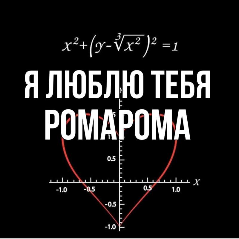 Картинка Я люблю тебя, РомаРома