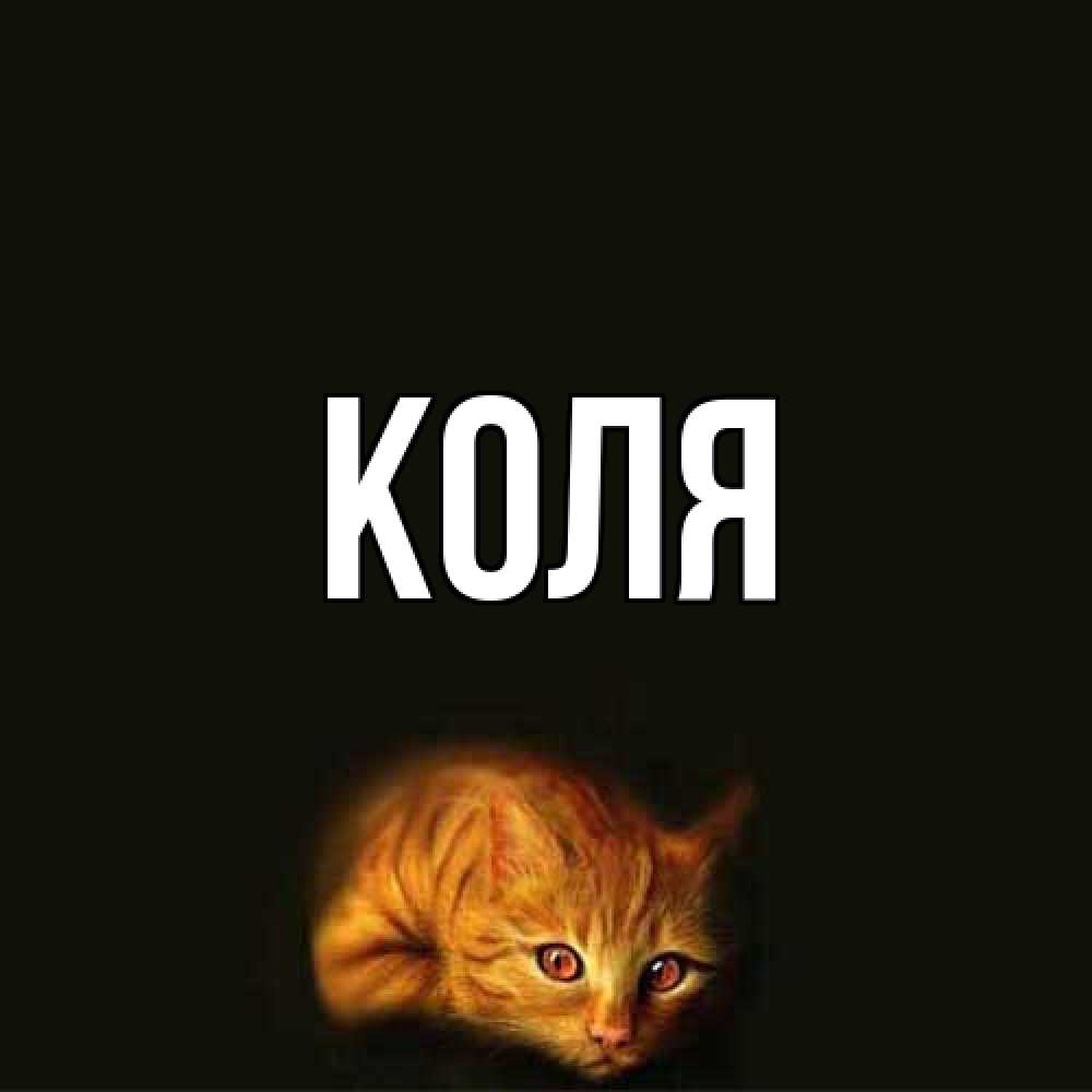 Открытка  с именем. коля, Главная  