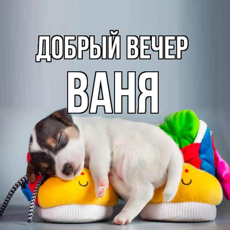 Картинка Добрый вечер, ваня