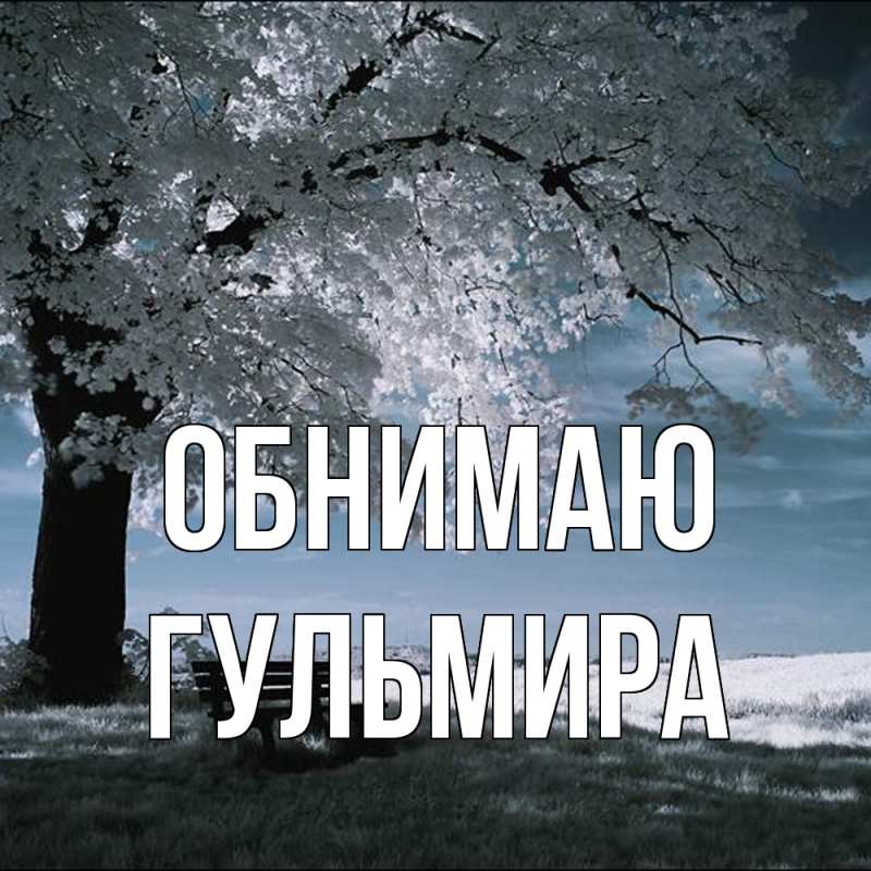 Картинка Обнимаю, Гульмира