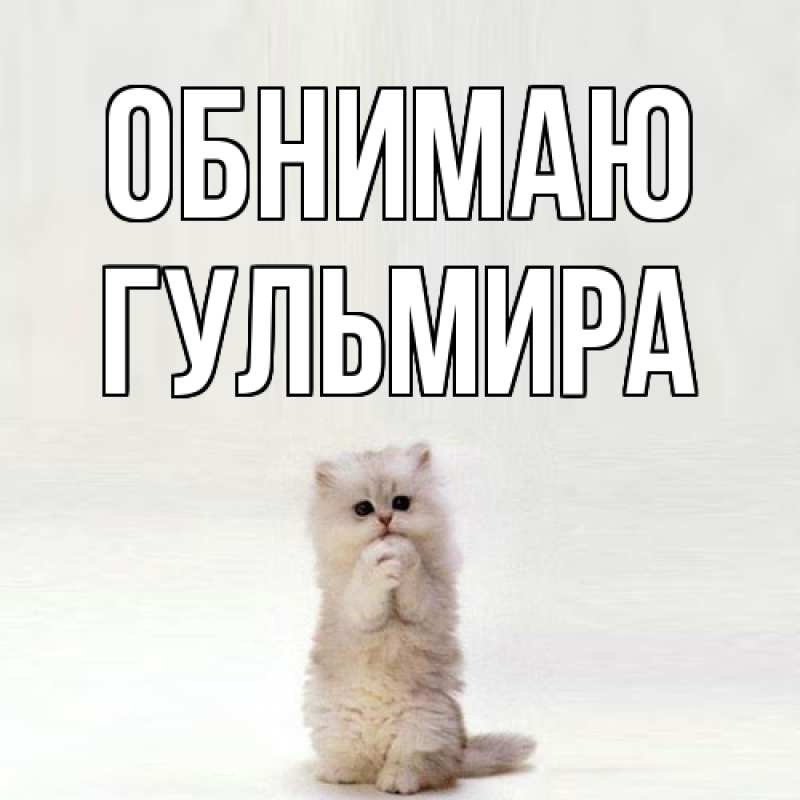 Картинка Обнимаю, Гульмира