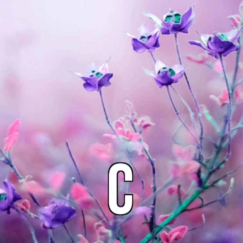 Открытка с именем, С, 