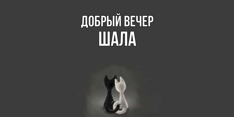 Картинка Добрый вечер, Шала