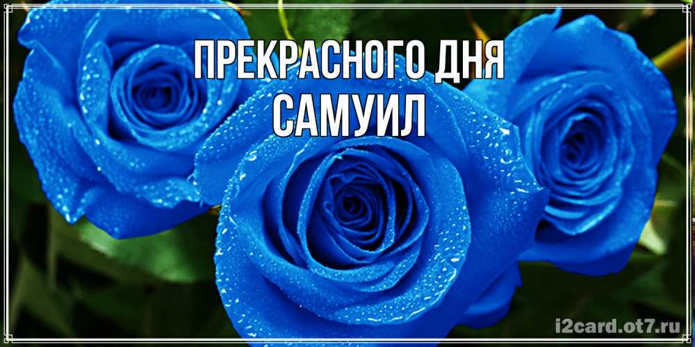 Открытка  с именем. Самуил, Прекрасного дня  