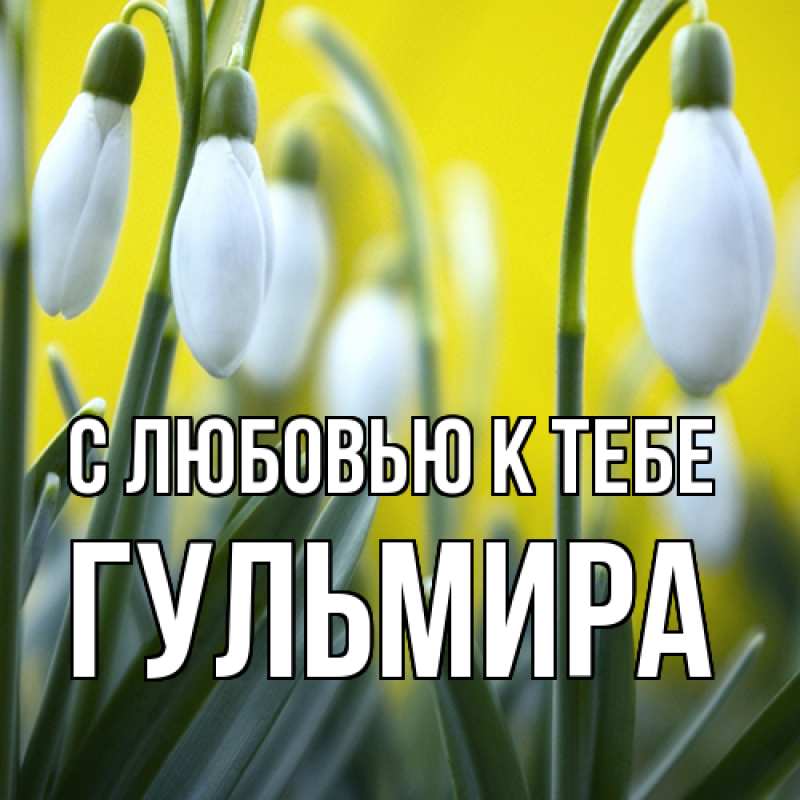 Картинка С любовью к тебе, Гульмира
