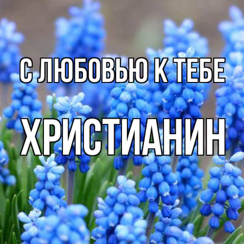 Картинка С любовью к тебе, Христианин