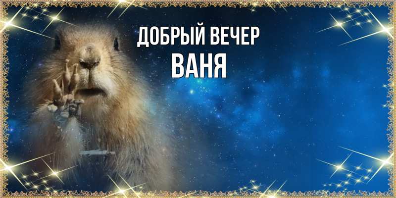 Картинка Добрый вечер, ваня