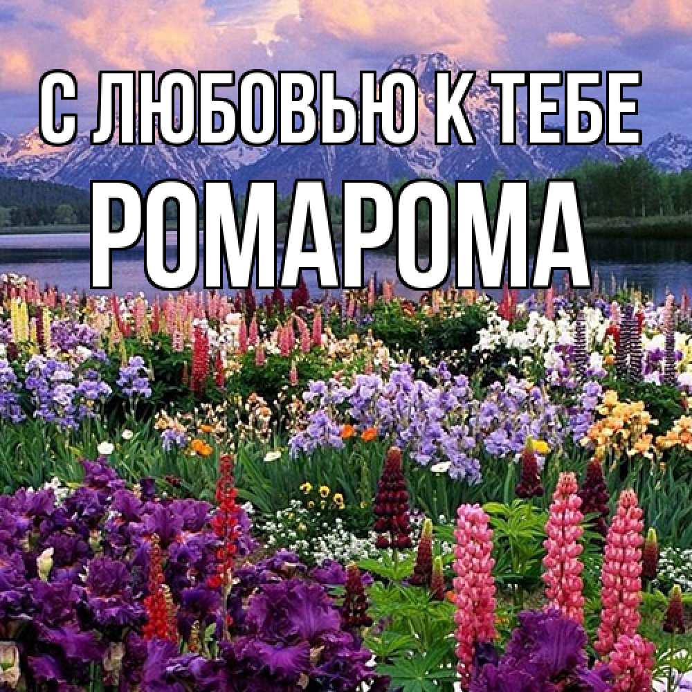 Открытка  с именем. РомаРома, С любовью к тебе  