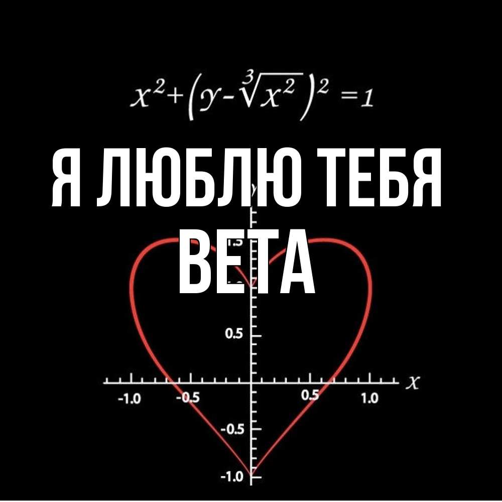 Открытка  с именем. вета, Я люблю тебя  