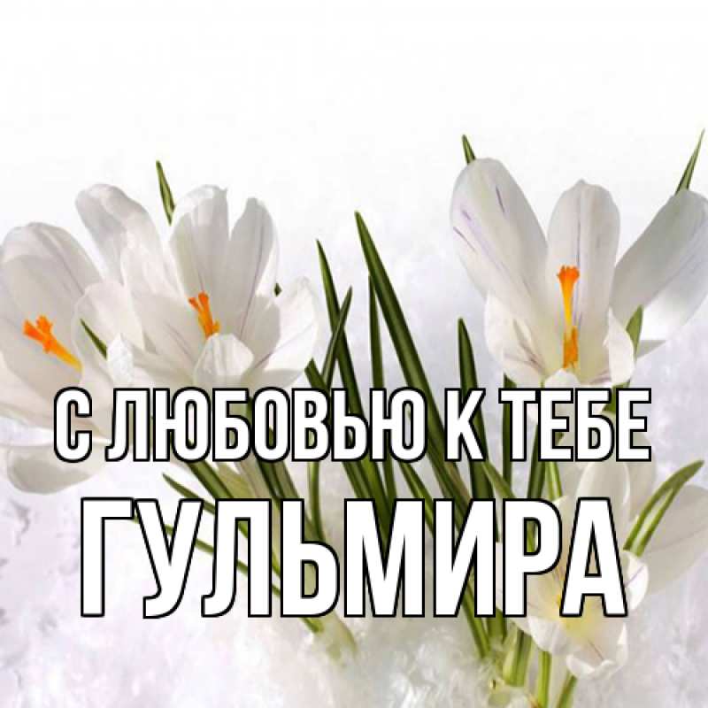 Картинка С любовью к тебе, Гульмира
