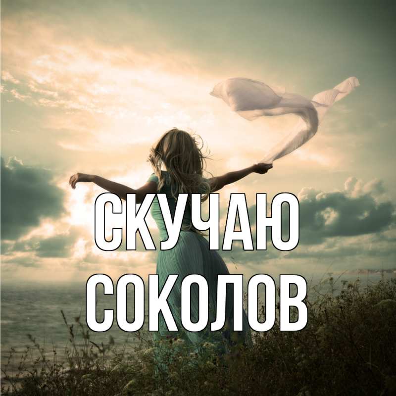 Картинка Скучаю, Соколов