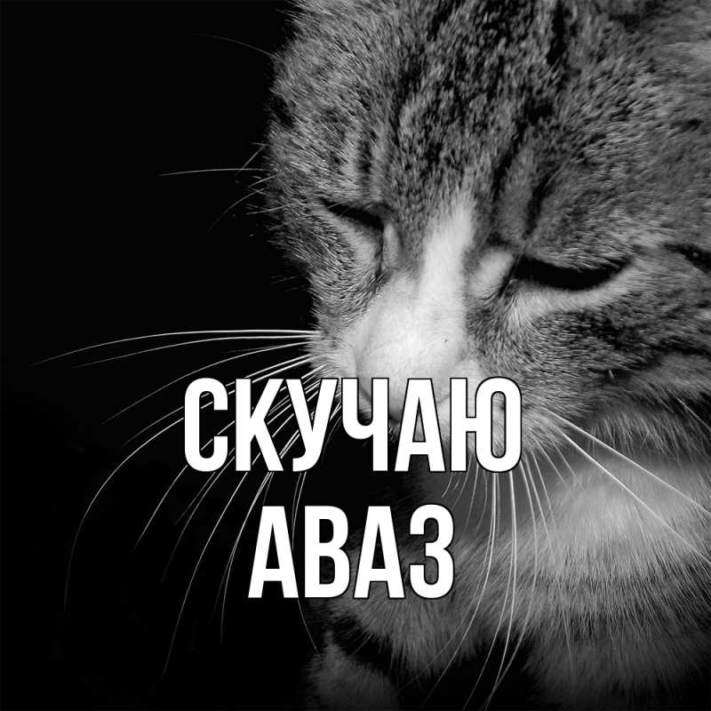 Картинка Скучаю, Аваз