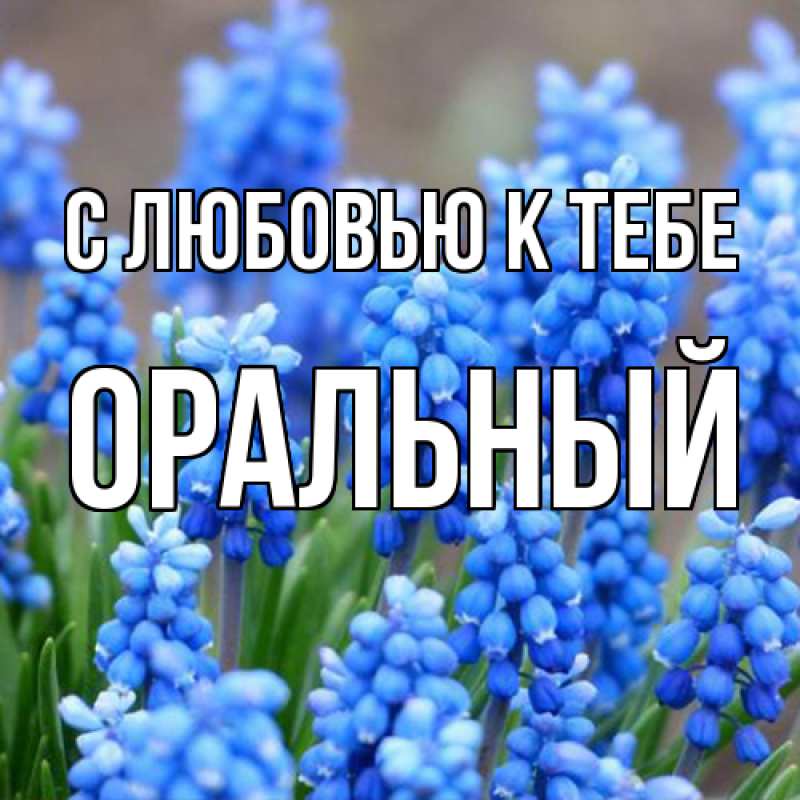Картинка С любовью к тебе, ОРАЛЬНЫЙ