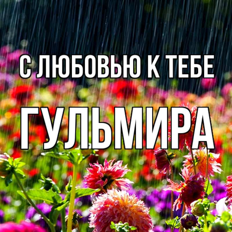 Картинка С любовью к тебе, Гульмира