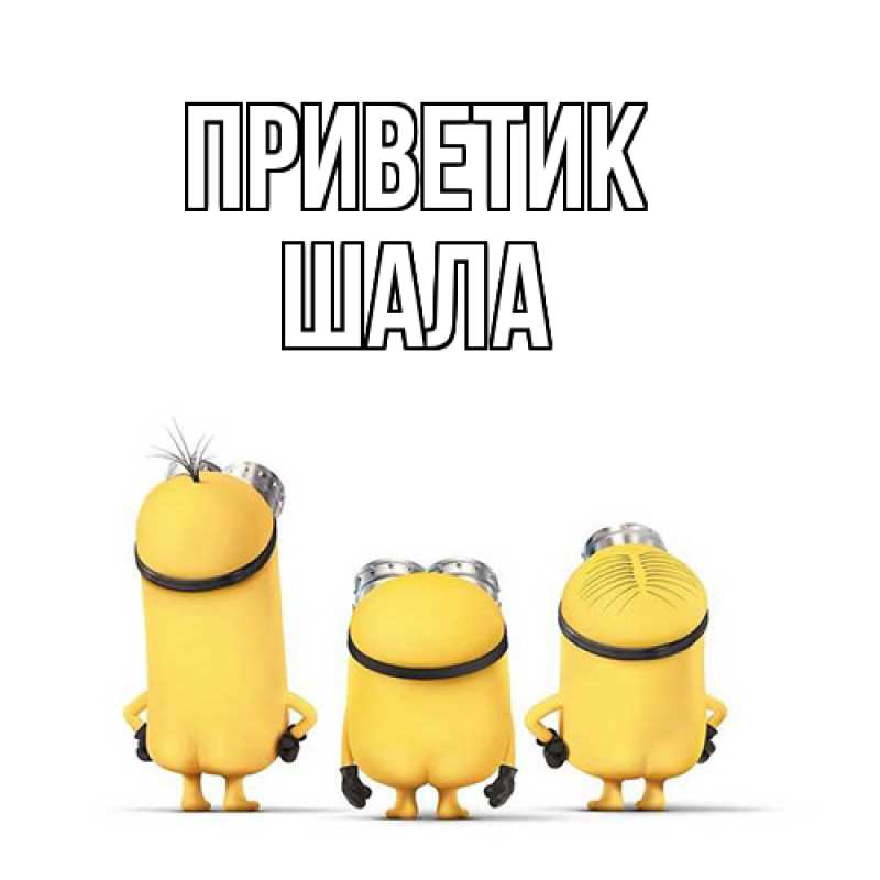 Открытка с именем, Шала, приветик