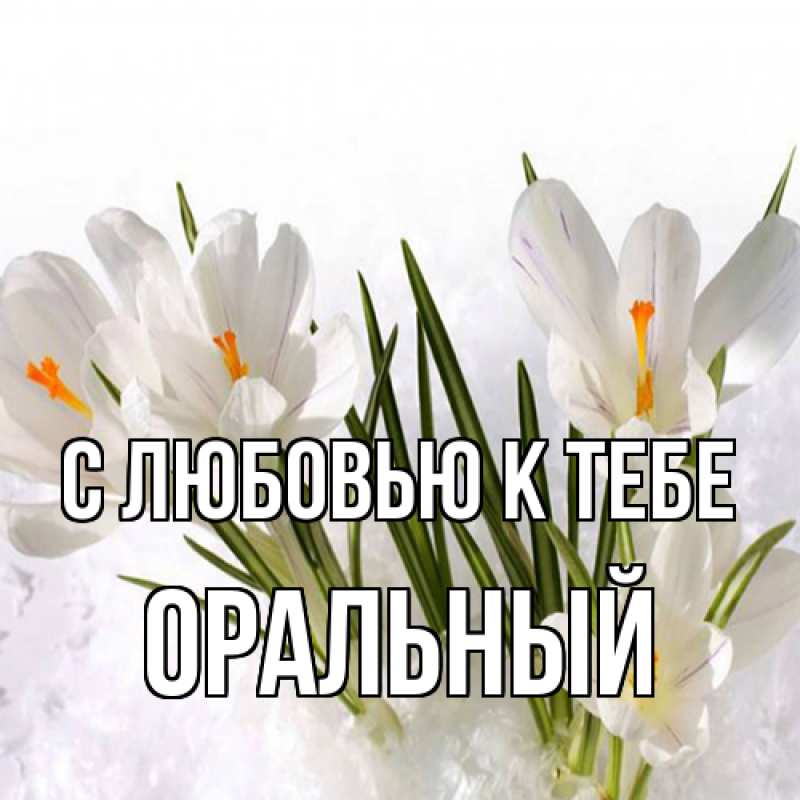 Картинка С любовью к тебе, ОРАЛЬНЫЙ
