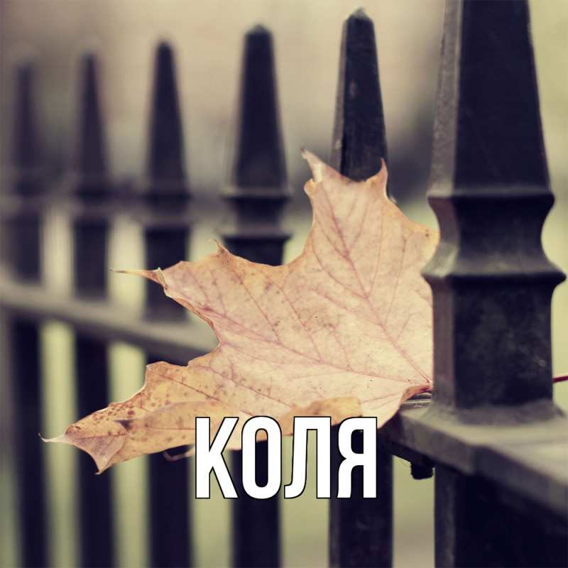 Картинка  с именем , коля
