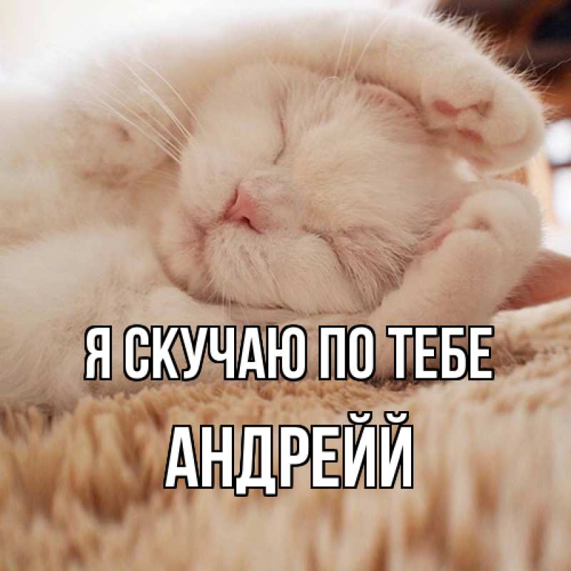 Картинка Я скучаю по тебе, Андрейй