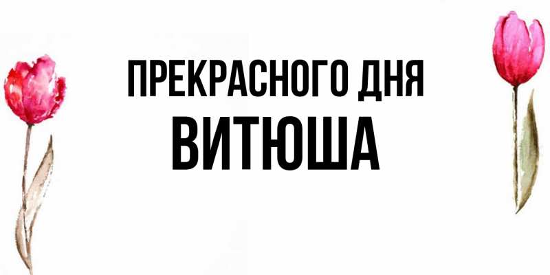 Картинка Прекрасного дня, Витюша