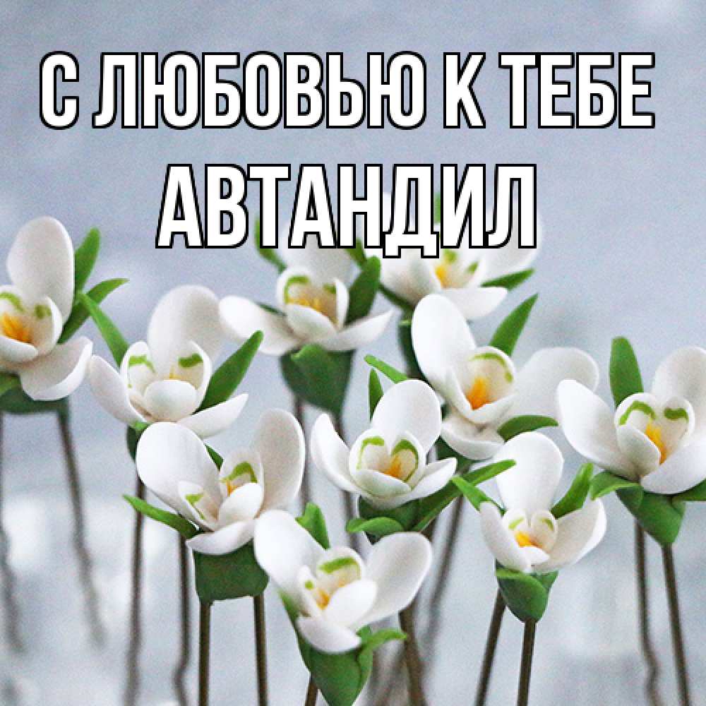 Открытка  с именем. Автандил, С любовью к тебе  