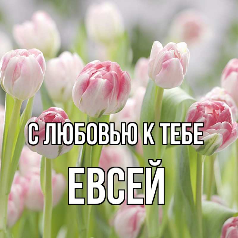 Открытка с именем, Евсей, С любовью к тебе