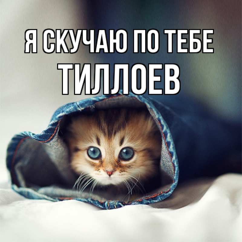 Картинка Я скучаю по тебе, Тиллоев