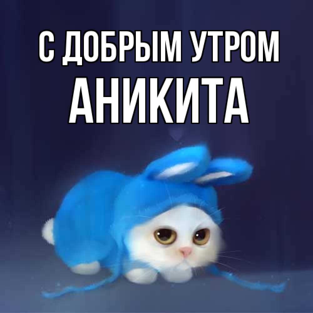 Открытка  с именем. Аникита, С добрым утром  