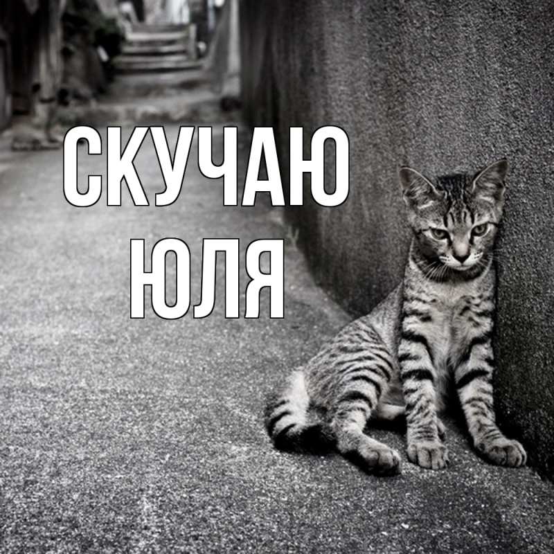Картинка Скучаю, Юля