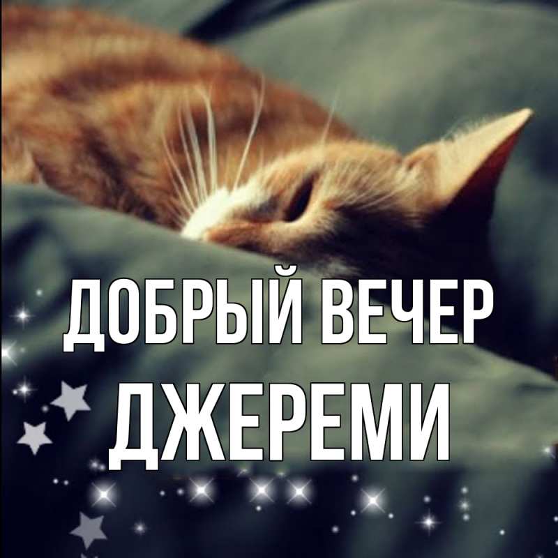 Картинка Добрый вечер, Джереми