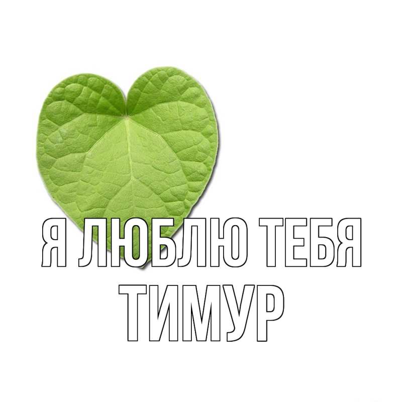 Картинка Я люблю тебя, Тимур