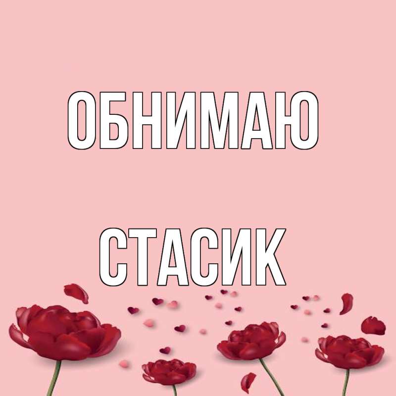Картинка Обнимаю, Стасик