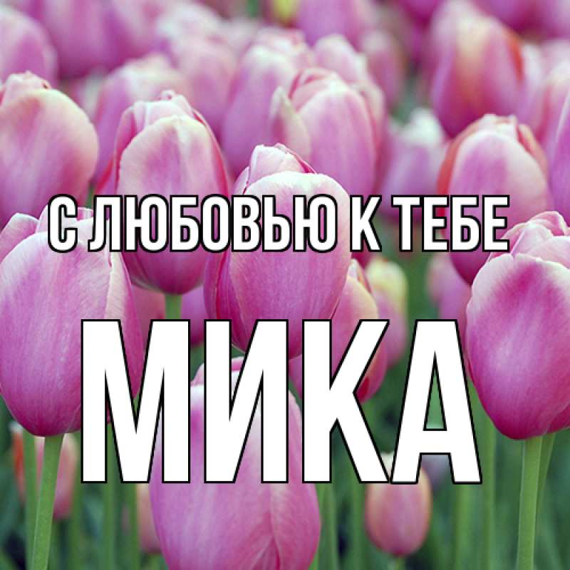 Картинка С любовью к тебе, мика