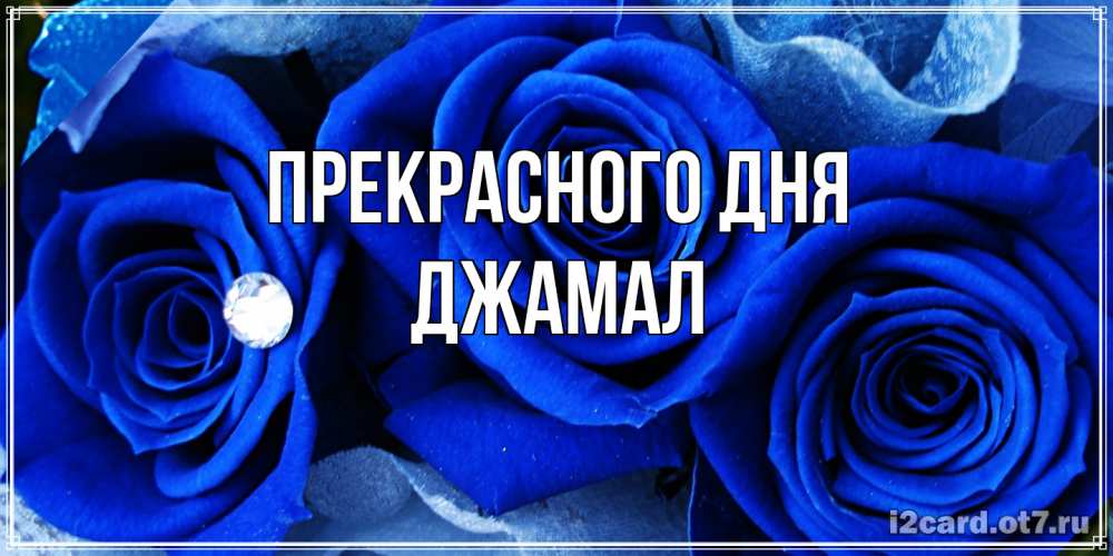 Открытка  с именем. Джамал, Прекрасного дня  