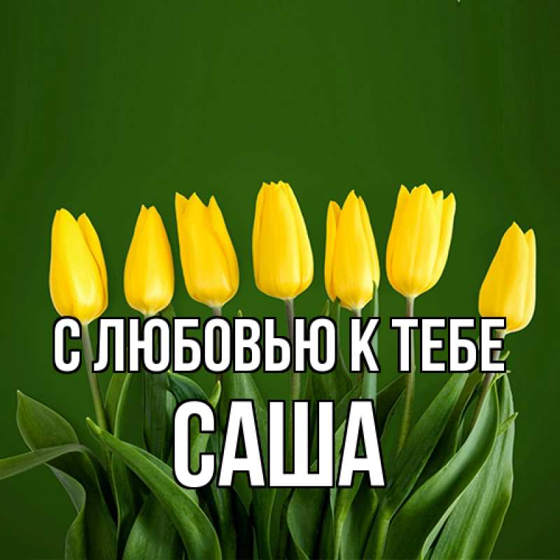 Картинка С любовью к тебе, Саша