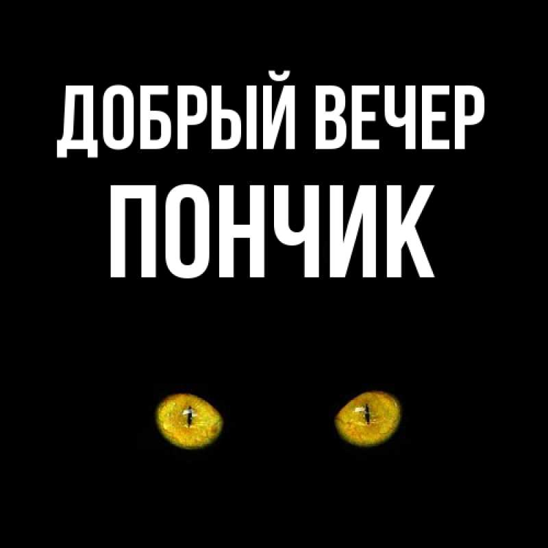 Картинка Добрый вечер, Пончик