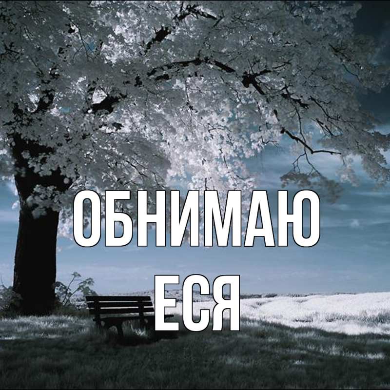 Картинка Обнимаю, Еся