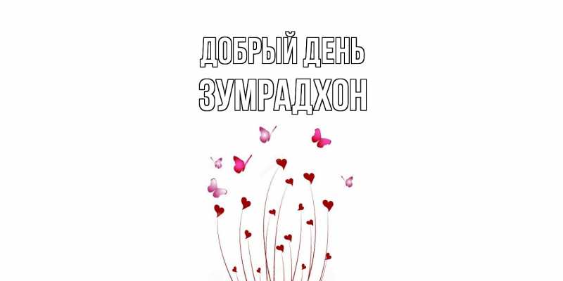 Картинка Добрый день, Зумрадхон