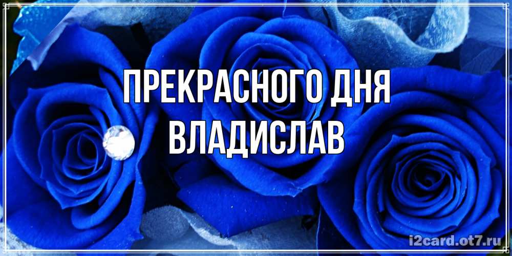 Открытка  с именем. Владислав, Прекрасного дня  