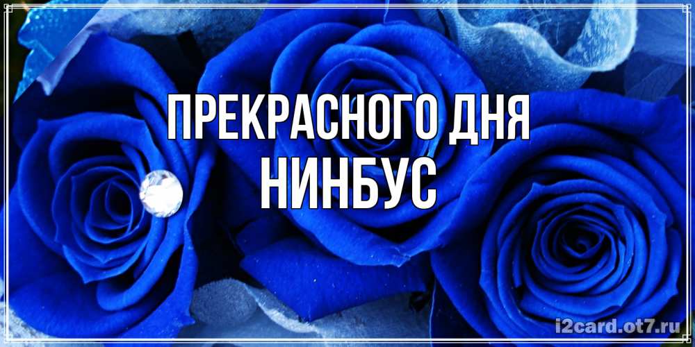 Открытка  с именем. нинбус, Прекрасного дня  