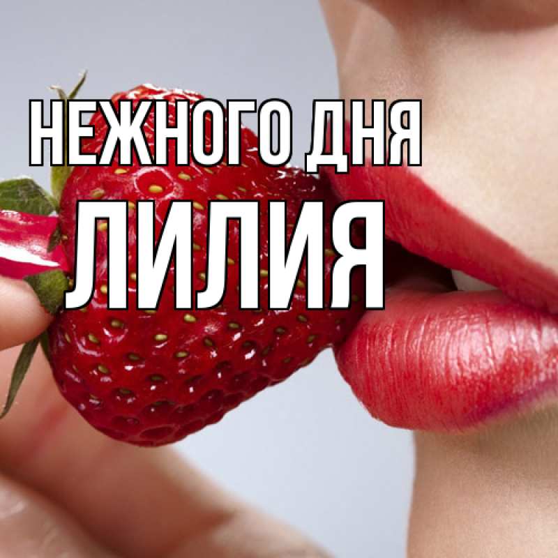 Картинка Нежного дня, Лилия
