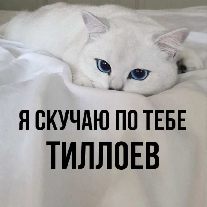 Картинка Я скучаю по тебе, Тиллоев