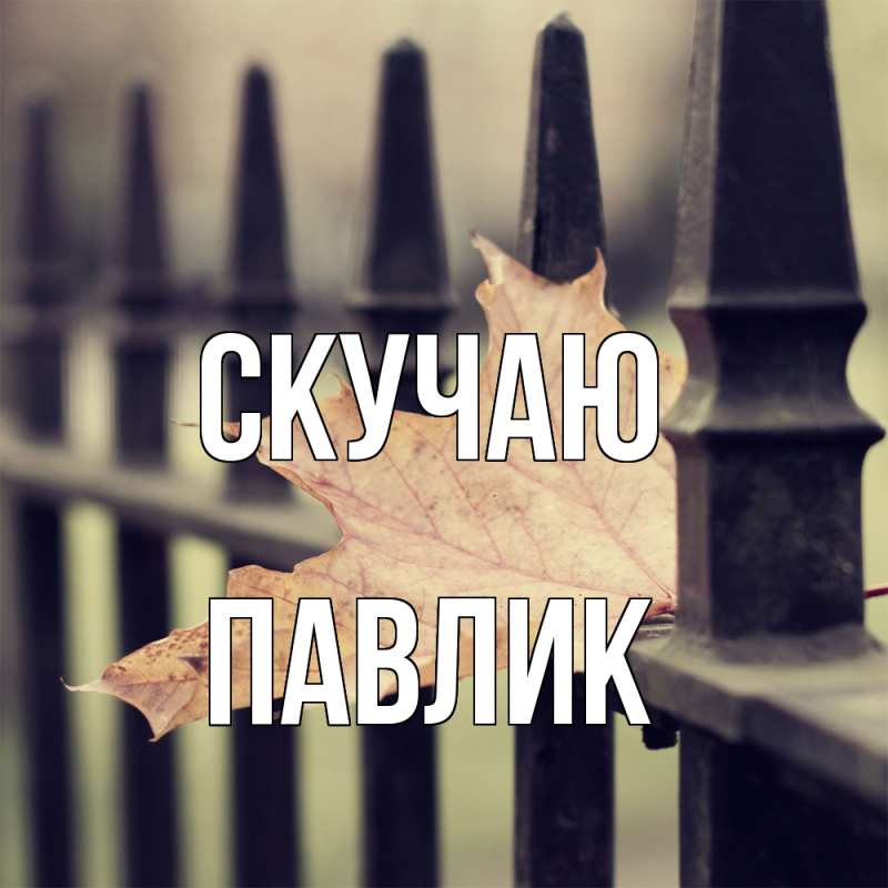 Картинка Скучаю, Павлик