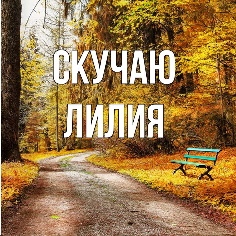 Картинка Скучаю, Лилия