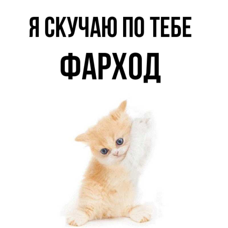 Картинка Я скучаю по тебе, Фарход