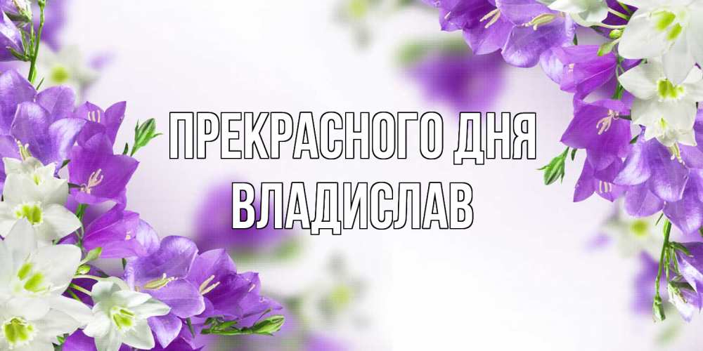 Открытка  с именем. Владислав, Прекрасного дня  