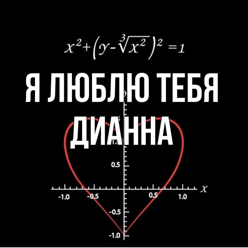 Картинка Я люблю тебя, Дианна