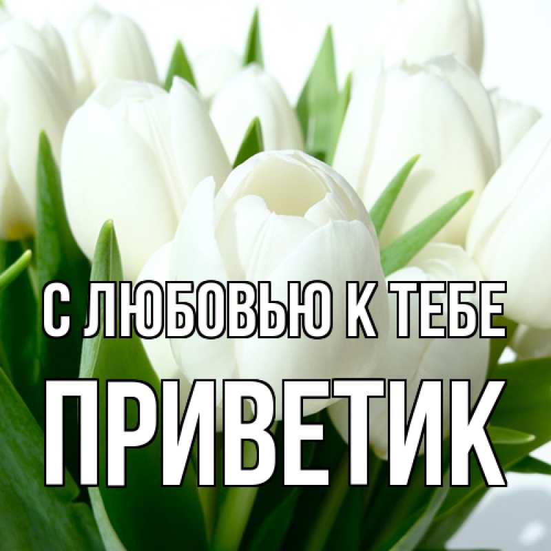 Картинка С любовью к тебе, приветик